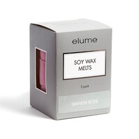 Elume Soy Wax Melts 3 Pack - Spanish Rose