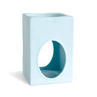 Elume Oil & Wax Melt Burner - Rectangle Soft Green